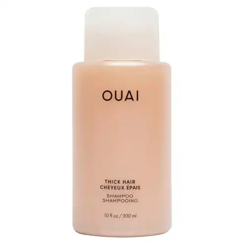 OUAI Thick Shampoo - Moisturizing Shampoo with Keratin, Marshmallow Root, Shea Butter & Avocado Oil for Thick Hair - Strengthens & Hydrates Strands - Paraben, Phthalate, Sulfate Free Shampoo -...