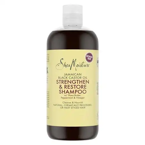 SHEA MOISTURE Jamaican Black Castor Oil Strengthen & Restore Shampoo sulphate free shampoo for natural, chemically processed, or heat styled hair 473 ml