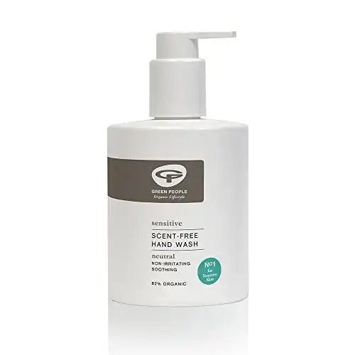 Green People Scent Free Hand Wash 300ml| Natural & Organic Hand Wash | Eczema-Friendly Ultra-Gentle Hand Wash for Sensitive Skin | Paraben Free, SLS Free & Unperfumed | Cruelty Free & Vega...